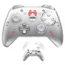BEITONG Zeus 2 Optical Micro Switches Elite Game Controller For PC Switch iOS Android Mobile Steam Gaming,1000 mAh/Motion Control/3 Joysticks/Keys Modular Selectable/Vibratable Triggers/6 Extend Custom Keys/Shortcut AI/Audio Jack(Galaxy Silver)