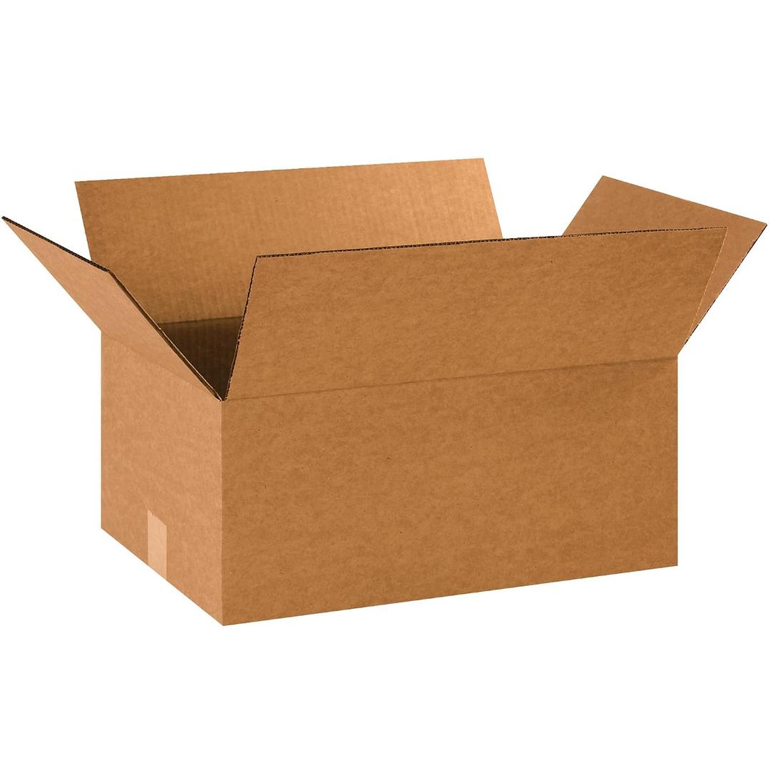 PARTNERS BRAND 18 x 12 x 8 Corrugated Cardboard Boxes, Medium 18"L x 12"W x 8"H, Pack of 25 | Shipping, Packaging, Moving, Storage Box for Home or Business, Strong Wholesale Bulk Boxes