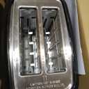 Toastmaster 2-Slice Toaster - Black with Stainless Steel - Kitchen Essential for Sandwich Bread & Breakfast Toast - Toaster with Wide Slots, High Rise Toast Lift & Cool-Touch Exterior