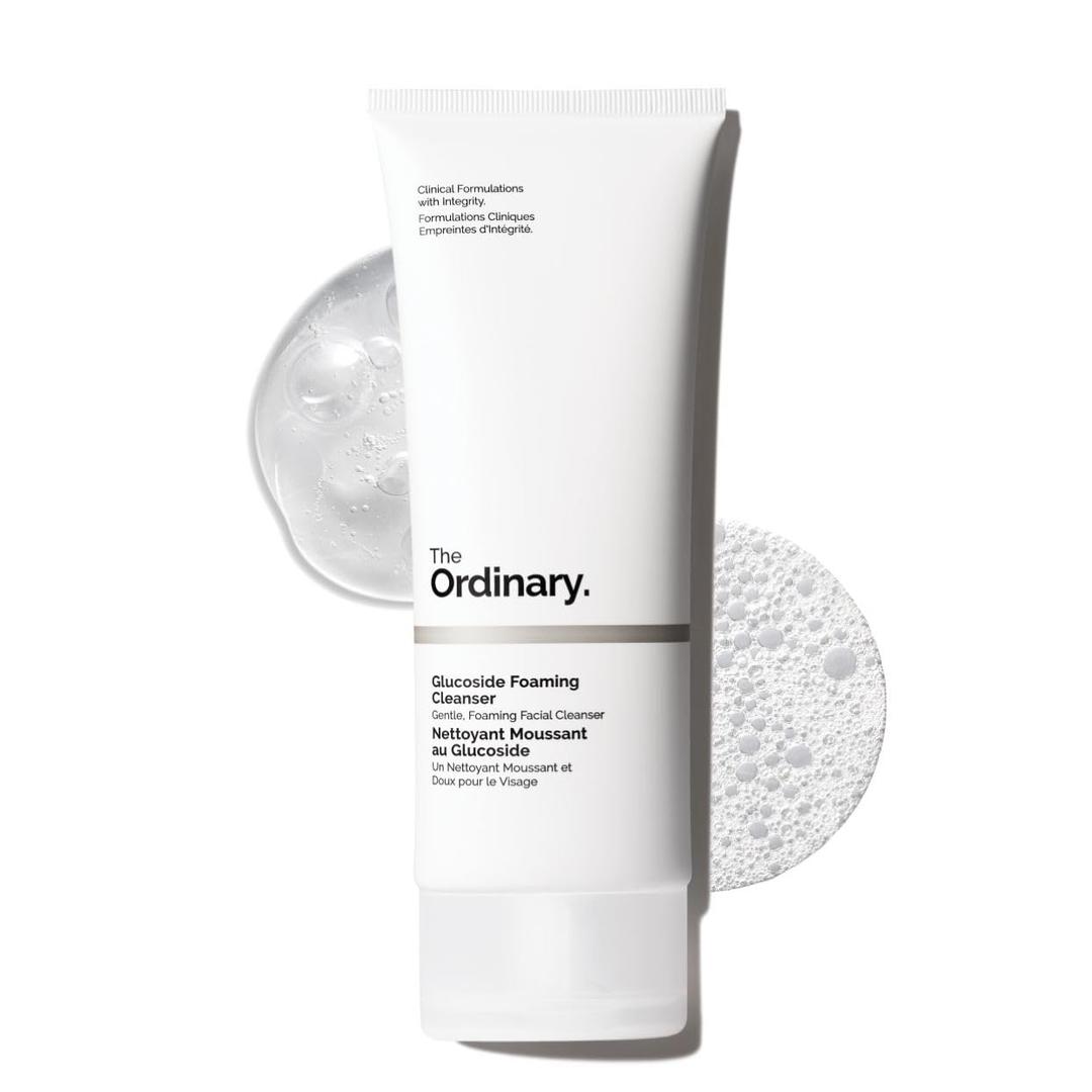 The Ordinary Glucoside Foaming Cleanser, Gentle Foaming Face Wash for All Skin Types Including Sensitive Skin, 5.1 Fl Oz