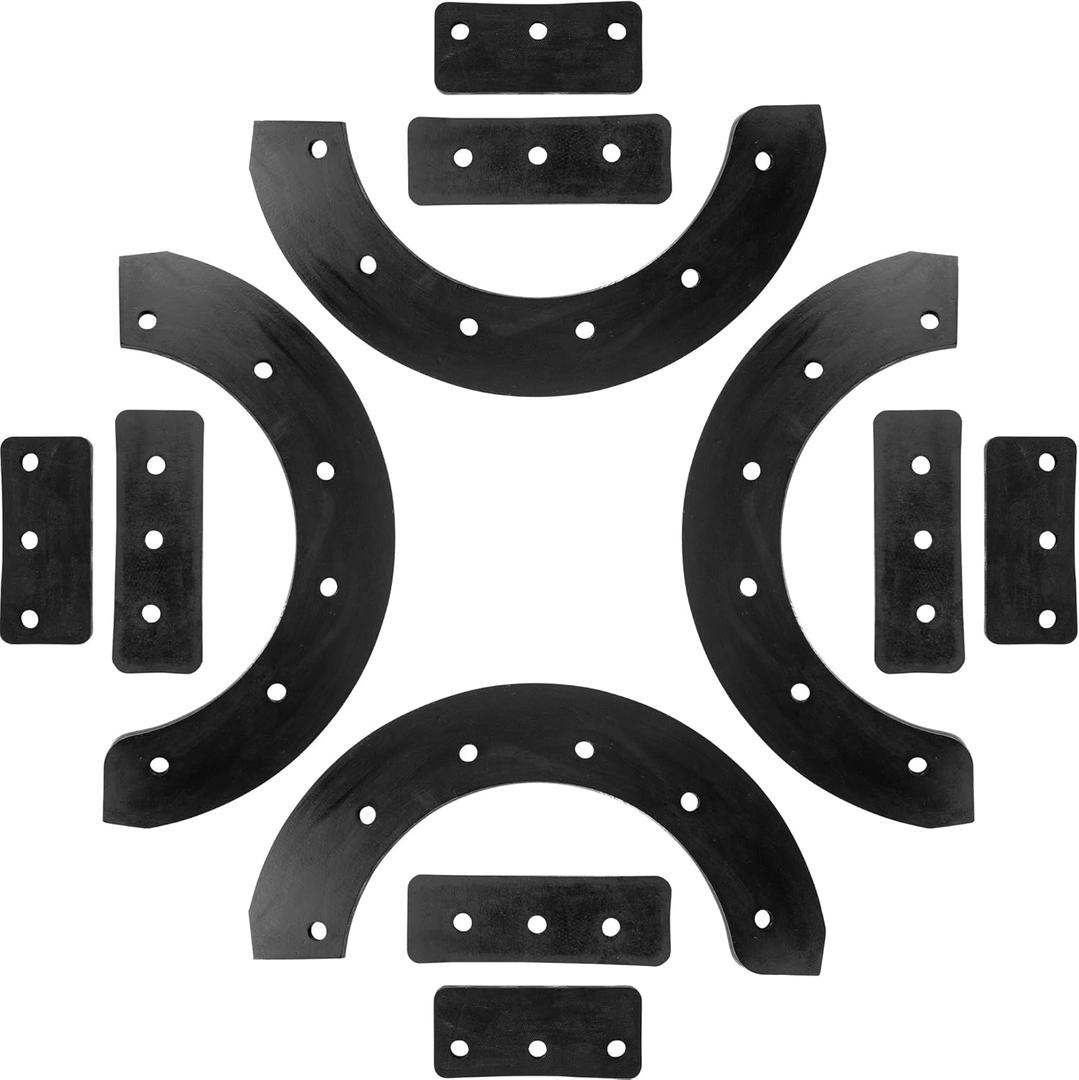 BlueStars 302565MA 302565 Snow Thrower Rubber Paddle & Hardware - Compatible with Craftsman Murray Noma 57121MA 1687312SM - for Craftsman Machines 20" 21" 22" Snowblower