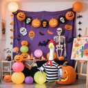 Talltalk Halloween French Artist Goose Outfit Clothes for 23" High Cement or Plastic Goose Lawn Clothing Porch Garden Costume for Porch Yard Lawn Patio Outdoor Statue Art