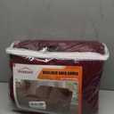 VANSOFY Recliner Loveseat Cover, 6-Pieces Stretch Dual Recliner Sofa Cover Soft Jacquard Reclining Couch Slipcover Furniture Protector with Elastic Bottom for Kid, Pets(2 Seat,Wine)