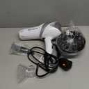 REVLON Infrared Hair Dryer with Diffuser & Concentrator - Ionic Ceramic Blow Dryer for Frizz Control, Shine, Soft Hair & Moisture Protection - 1875W Professional Salon-Quality (White) (Full Size)