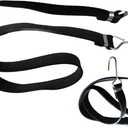 Trucking Bundle - Bulk Bungee Cords with Crimped Hooks -Tarp Straps Natural Rubber Bungee Cords - Heavy-Duty Tarp Bungee Straps