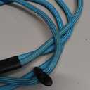 Slip Lead Dog Leash 5/16 Inch Nylon Rope No Pull Training Leash with Stopper, Slip Rope for Walking & Correction, 4FT/5FT/6FT Control Lead for Medium Large Dogs(Sky Blue, 4 FT)