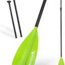 Abahub 3/4-Piece Adjustable SUP Paddle, Lightweight Aluminum Alloy Shaft