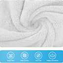 Avalon Towels Microfiber Salon Towel - White Hand Towels Bulk 24 Pack - Lint Free Fleece Microfiber Hand Towel, Soft & Ultra-Absorbent Ideal for Facial Spa & Gym Work Out 16"x26" (Not Bleach Proof)