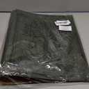 PU Leather 3 Ring Binder Fits 8.5"x11" Letter Size Paper, 2 Inch Round Ring Binder Holds 500 Sheets, Notepad Paper Cover Loose Leaf Organizer, Green Tree