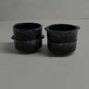 Ceramic Soup Bowls with Handles, Set of 4-10oz Microwave & Oven Safe Porcelain Crocks for French Onion Soup, Chili, Pasta, (Set of 4, 5 Inch, Sea of Fog)