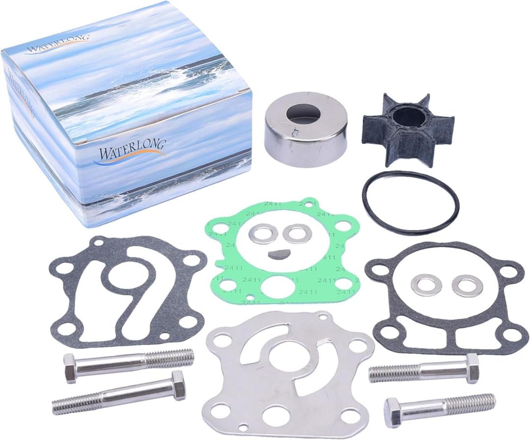 6H3-W0078-02-00 Water Pump Repair Kit Impeller Replaces for Yamaha Outboard 50HP 60HP 70HP 1997-2024