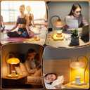 Glooglitte Mother's Day Cloud Candle Warmer Lamp with Timer Dimmer Cute Warming Lamp Adjustable Wax Melt Light Bedside Table Scented Wax Light for Bedroom House Living Room Birthday Gift for Women
