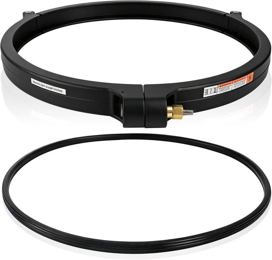 DEX2421JKIT Tension Control Clamp, Filter Clamp with DEX2422Z2 Tank Seal