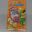 AMOS Sun Deco Window Art  10.5 ml x 6 Colors  6 Small Suncatchers for Kids (Dino), DIY Painting Craft Kit