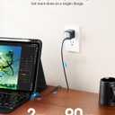 TiMOVO Keyboard Case for iPad Pro 11 Inch M5 2025/M4 2024 with Pencil Holder, Magnetic Detachable Keyboard with Backlight, Black