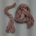 Wokceer Cheesecloth Table Runner 2Pack 10FT Dusty Pink Gauze Fall Cheese Cloth Table Runner for Party Christmas Easter Rustic Sheer Runners for Baby Bridal Shower Wedding