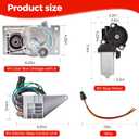 RV Step Motor Conversion Kit Compatible with A Linkage Gearbox Replacement for Kwikee 22 23 28A 30 32 33 34 35 36 38 and 40 Steps Series 379147 379160 909510000