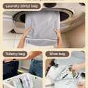 BAGSMART Rechargeable Wireless Pump Travel Storage Bags Set, Portable Space Saver Bags for Travel & Home, Vacuum Compression Seal Bag for Clothing- 12-Pcs Set