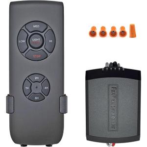 Ceiling Fan Remote Control Kit, Small Size Receiver Ceiling Fan Remote Control Control for Hunter/Harbor Breeze/Westinghouse/Honeywell Ceiling Fan Humpptom Small Size