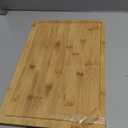 Bamboo Cutting Boards for Kitchen, Extra Large Wood Cutting Board with Deep Juice Groove and Handle Heavy Duty Chopping board, Kikcoin, 17.6" x 12"