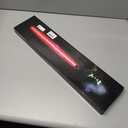 2 Pack Rechargeable Lightsabers with Connector, Metal Hilt Light Sabers, Durable PC Blade, USB Charging, Combine into Double Staff, 12 Colors LED, Sound Effects, Dueling Toys for Kids Adults, Gifts