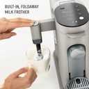 Ninja Pod & Grounds Specialty Single-Serve Coffee Maker, K-Cup Pod Compatible, Brews Grounds, Compact Design, Built-In Milk Frother, 56-oz. Reservoir, 6-oz. Cup to 24-oz. Mug Sizes, Stone, PB051ST