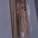 LazBlinds No Tools No Drill Cordless Bamboo Roman Shades, Light Filtering Window Treatment, Roll Up Bamboo Blinds for Windows 30'' W x 64'' H, Brown