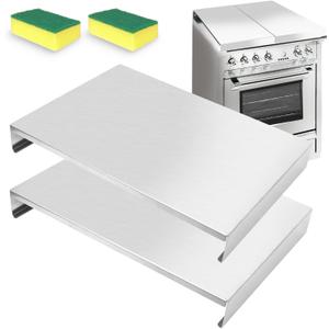 Gas Noodle Board Stove Cover: Mineye 2 IN 1 Gas Stove Top Cover Stainless Steel, Gas Stove Cover Board for Gas and Electric Stove Range Expanding Kitchen Space, Single Size 15"x 22"x3