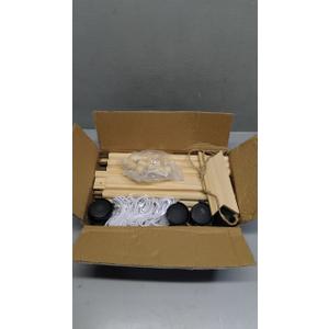 YunSheCSBS Stuffed Animal Storage Organizer, Wooden Large Stuffed Animal Holder Organizer with Wheels, Wooden Animals Zoo Toy Plushies Storage Holder for Playroom, Bedroom, Living Room