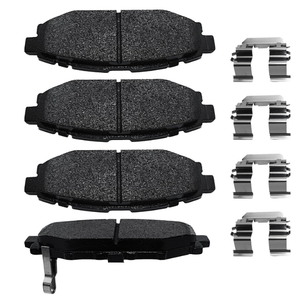 4pcs Brake Pads Rear Set Compatible with Subaru BRZ WRX Outback Impreza Legacy, Scion FR-S Automotive Replacement Rear Brakes Ceramic D1114