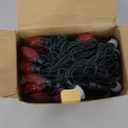 2-Pack Connectable C9 Christmas Lights Outdoor Indoor, 66 FT 100 LED Christmas String Lights Plug in with 8 Modes & Timer, Waterproof Fairy Twinkle Light for Xmas Tree Yard Decorations (Red and White)