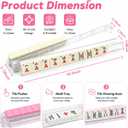 American Mahjong Racks with Pushers – Set of 4 for Smooth Gameplay