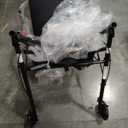 Medline Basic Rollator Four-Wheeled Rolling Walker, Steel, 6"
