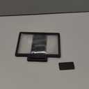 12-Inch HD Screen Magnifier, Foldable Phone Screen Enlarger for Movies, Videos, Gaming, Portable Phone Stand Amplifier (Black)