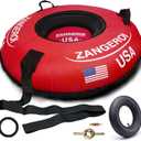 Snow Tube for Sledding Snow Tubes Heavy Duty Snow Tube for Kids Adult Snow Sled Sledding Tube Inflatable Snow Tubes for Kids Towable Rubber Snows Tube with Cover