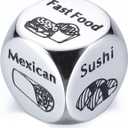 Valentines Day Gifts for Him Her Couple Date Night Gift for Boyfriend Girlfriend Food Decider 11th Anniversary Steel Gifts Husband Wife Valentines Basket Stuffers Wedding Birthday Gift for Women Men