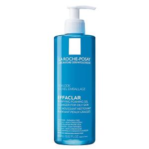 La RochePosay Effaclar Purifying Foaming Gel Cleanser for Oily Skin, With Zinc Pidolate To Remove Excess Oil & Shine, Alcohol Free & Oil Free, Sensitive Skin Tested