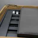 Garvee Aluminum Patio Furniture Set with Coffee Table, Outdoor Sectional Patio Set with Washable Thick Cushions, Patio Conversation Sets for Porch, Pool Side, Deck (Gray, 5 Piece / 7-Seats) (Grey)