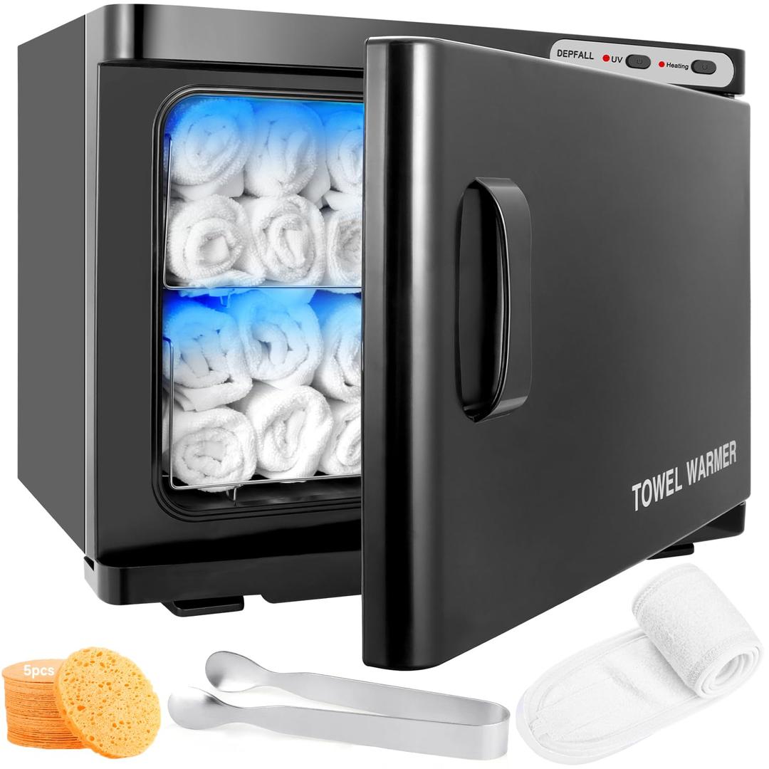 Hot Towel Warmer, Professional 23L Large Capacity Hot Towel Cabinet, 2-in-1 Spa Towel Warmers for Facials, Barber, Salon, Esthetician, Upgrade Fast Heating Aluminum Interior, Black Hot Towel Warmer, Professional 23L Large Capacity Hot Towel Cabinet, 2-in-1 Spa Towel Warmers for Facials, Barber, Salon, Esthetician, Upgrade Fast Heating Aluminum Interior, Black