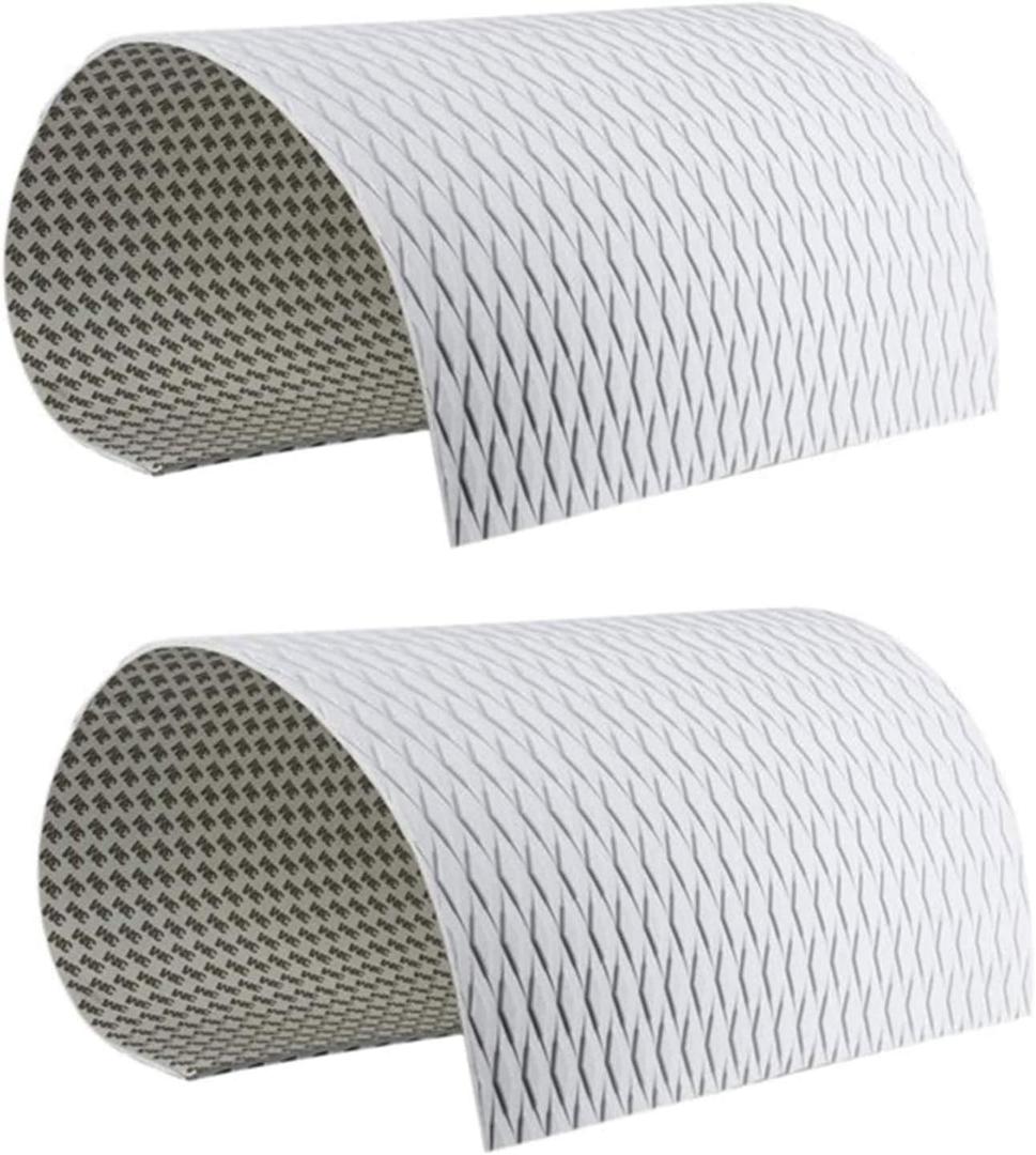 Amarine Made 2-Pack Universal Non-Slip Traction Pad Deck Grip Mat with Trimmable EVA Sheet for Boat Decks, Kayaks, Surfboards, Skimboards 20in x 20in