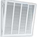 Fits 20x20 Duct Opening | Steel Return Air Filter Grille by Handua [Removable Door] | Vent Cover Grill | White | HVAC Cold Air Intake Grille | Out Dim: 22 5/8"W X 22 5/8"H