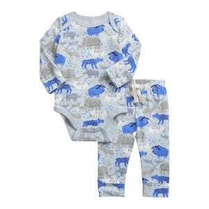 Cap Pajamas Soft Modal Baby Sleepwear with Quick Magnetic Fastener | Boys and Girls Sleeper Preemie-18-24 Months