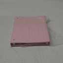 SUNEE 3 Ring Binder 1 Inch D Ring, Clear View Binder Three Ring PVC-Free (Fit 8.5x11 Inches) for School or Office Supplies, Pink, 2 Pack