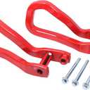 Front Tow Hook Replacement for GMC Sierra Chevy Silverado 1500 2019-2026 in Red Car Tow Hook Ring Front Lower Bumper Trailer Ring Steel Alloy 84280203