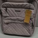 KROSER Carry On Underseat Multi-functional, 16-inch Underseater Lightweight Overnight Suitcase for Women, Dusty Pink