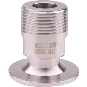 DERNORD 1.5''Tri clamp Adapter to 1 inch MNPT Thread Ferrule Sanitary Pipe Fitting