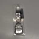 Compatible with Apple Watch Band and Case, Stainless Steel Metal Chain with TPU Cover, Smart-Watch Link Bracelet Strap, Wrist-Band for i-Watch Series 9 8 7 6 5 4 3 2 1 SE, 45mm 44mm 42mm, Silver