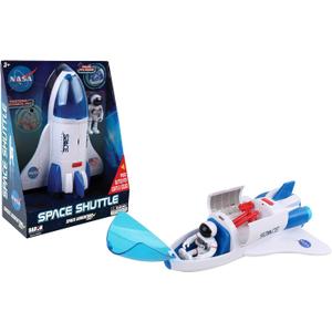 Daron NASA Space Adventure Series: Space Shuttle with Lights & Sounds & Figure, Approx 9" X 7", Medium