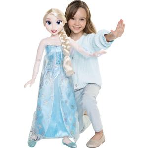 Disney Frozen Elsa Doll, 100 Ice Powers, Light Up & Music Sounds, Stands 32 Inches Tall, Sings 'Let It Go', Great for Girls