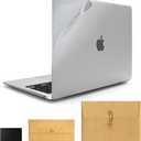 PHOCAR Crystal Clear MacBook Air 13 M1 Case Compatible with MacBook Air 13.3 Inch (A2337, A2179, A1932), Included with Kraft Paper MacBook Air 13 Sleeve, Accessory Pouch, Mouse Pad
